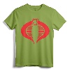 G.I. Joe Retro Silhouette Cobra Logo T-Shirt - Official Hasbro Apparel for Men, Women, Boys, Girls, Toddlers - Christmas Gift for G.I. Joe Fans