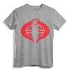 G.I. Joe Retro Silhouette Cobra Logo T-Shirt - Official Hasbro Apparel for Men, Women, Boys, Girls, Toddlers - Christmas Gift for G.I. Joe Fans