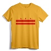Washington, D.C. Flag, A Capital City, Men Women T-Shirt - Patriotic D.C. Flag Apparel for Residents and Tourists