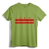 Washington, D.C. Flag, A Capital City, Men Women T-Shirt - Patriotic D.C. Flag Apparel for Residents and Tourists