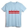 Washington, D.C. Flag, A Capital City, Men Women T-Shirt - Patriotic D.C. Flag Apparel for Residents and Tourists