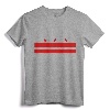 Washington, D.C. Flag, A Capital City, Men Women T-Shirt - Patriotic D.C. Flag Apparel for Residents and Tourists