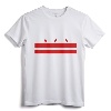 Washington, D.C. Flag, A Capital City, Men Women T-Shirt - Patriotic D.C. Flag Apparel for Residents and Tourists