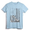 Heavy Equipment Operator Excavator US Independence Day T-Shirt - Patriotic Construction Worker Apparel for 4th of July Celebration