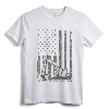 Heavy Equipment Operator Excavator US Independence Day T-Shirt - Patriotic Construction Worker Apparel for 4th of July Celebration