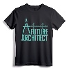 Cool Future Architect Art Boy Girl Kids Architecture Student T-Shirt - Funny Gift for Architecture Lovers and Aspiring Designers