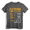 Funny Electrician Men Electrician Hourly Rate T-Shirt - Hilarious Electrical Worker Apparel for Gift