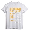 Funny Electrician Men Electrician Hourly Rate T-Shirt - Hilarious Electrical Worker Apparel for Gift