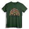 Realtor Leopard Rainbow Real Estate Agent T-Shirt - Gift for Real Estate Agent, Stylish Realtor Apparel, I'll Be There for You Tee