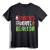 Funny Santa's Favorite Realtor Estate Agent Christmas Gift T-Shirt - Ugly Christmas Sweater for Real Estate Professionals and Trendy Holiday Apparel
