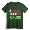 Funny Santa's Favorite Realtor Estate Agent Christmas Gift T-Shirt - Ugly Christmas Sweater for Real Estate Professionals and Trendy Holiday Apparel