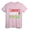 Funny Santa's Favorite Realtor Estate Agent Christmas Gift T-Shirt - Ugly Christmas Sweater for Real Estate Professionals and Trendy Holiday Apparel