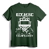 Because I'm The Director That's Why Filmmaker Director T-Shirt with Film Camera Design for Film Enthusiasts