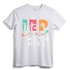 IEP I Encourage Progress Sign Language Funny Teacher T-Shirt - Special Education Gift for Men, Women, ASL Students, Autism Awareness Month Apparel