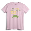Keep Moving Forward Turtle - Positive Motivational Message T-Shirt for Men and Women - Inspirational Uplifting Quote Tee