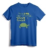 Keep Moving Forward Turtle - Positive Motivational Message T-Shirt for Men and Women - Inspirational Uplifting Quote Tee