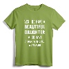 Yes I Do Have A Beautiful Daughter Gun Shovel Alibi T-Shirt - Funny Protective Parent Humor Apparel for Overprotective Parents