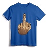 Middle Finger Offensive Gesture T-Shirt - Rebellious Festival Party Apparel for Statement Lovers