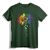 Love Sunflower Floral LGBTQ Rainbow Flag Gay Pride Ally T-Shirt - Support Equality & Love Wins Apparel for Men, Women, and Allies