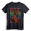 Marvel Deadpool Believe In Yourself Rainbow Poster T-Shirt - Officially Licensed Marvel Apparel for Men and Women