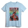 Marvel Deadpool Believe In Yourself Rainbow Poster T-Shirt - Officially Licensed Marvel Apparel for Men and Women