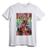 Marvel Deadpool Believe In Yourself Rainbow Poster T-Shirt - Officially Licensed Marvel Apparel for Men and Women
