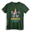 Kindness Rocks Anti-Bullying Rainbow Unicorn Sunglasses Gift T-Shirt - Peaceful Community Apparel for Teachers and Students