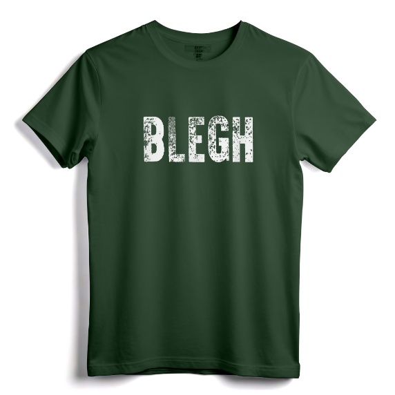 BLEGH Funny Heavy Metal Metalcore Rock Music Singer Vocalist T-Shirt - Retro Vintage Sarcastic Music Apparel for Men and Women