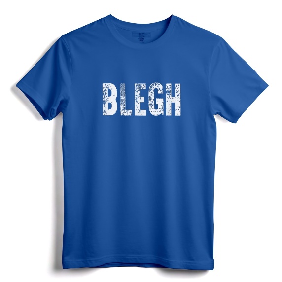 BLEGH Funny Heavy Metal Metalcore Rock Music Singer Vocalist T-Shirt - Retro Vintage Sarcastic Music Apparel for Men and Women