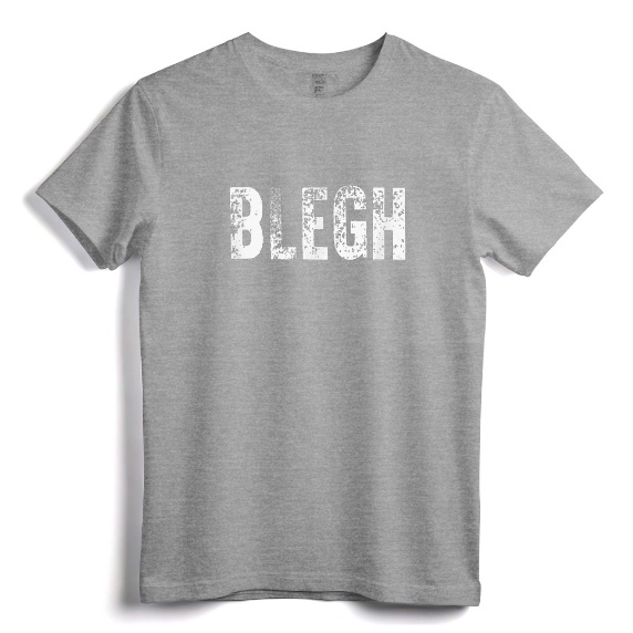 BLEGH Funny Heavy Metal Metalcore Rock Music Singer Vocalist T-Shirt - Retro Vintage Sarcastic Music Apparel for Men and Women