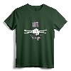 Hit Like a Girl Drummer T-Shirt - Funny Drumming Apparel for Women, Perfect Gift for Female Drummers