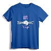 Hit Like a Girl Drummer T-Shirt - Funny Drumming Apparel for Women, Perfect Gift for Female Drummers