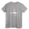 Hit Like a Girl Drummer T-Shirt - Funny Drumming Apparel for Women, Perfect Gift for Female Drummers