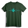 Heartbeat Drums T-Shirt for Drummer - Cool Musician Gift Tee for Men, Women, and Kids