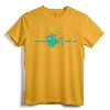 Heartbeat Drums T-Shirt for Drummer - Cool Musician Gift Tee for Men, Women, and Kids