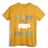 Kids Pig Just A Boy Who Loves Pigs Gift T-Shirt - Cute Pig Lover Tee for Boys