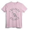 Funny Drummer I Destroy Silence Drums Drumming Gift T-Shirt - Unique Drummer Humor Apparel for Men and Women