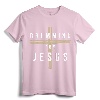 Drummer Drumming Drums Percussion I Jesus Christian Church T-Shirt - Funny Drummer Saying Tee for Men, Women, and Kids in Bandmates