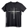 Christian Drummer Drum Sticks Cross Religious Band Gift T-Shirt - Faith-Inspired Musician Tee for Concerts and Festivals