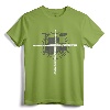 Christian Drummer Drum Sticks Cross Religious Band Gift T-Shirt - Faith-Inspired Musician Tee for Concerts and Festivals