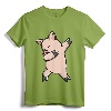 Dabbing Piggy Youth T-Shirt Piglet Costume Kids - Funny Pig Lover Gift Idea for Boys and Girls