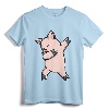 Dabbing Piggy Youth T-Shirt Piglet Costume Kids - Funny Pig Lover Gift Idea for Boys and Girls
