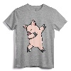 Dabbing Piggy Youth T-Shirt Piglet Costume Kids - Funny Pig Lover Gift Idea for Boys and Girls