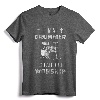 I'm A Drummer Created to Worship Christian Drummer T-Shirt - Faith-based Tee for Drum Players and Musicians