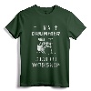 I'm A Drummer Created to Worship Christian Drummer T-Shirt - Faith-based Tee for Drum Players and Musicians