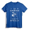 I'm A Drummer Created to Worship Christian Drummer T-Shirt - Faith-based Tee for Drum Players and Musicians