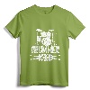 Drummer Kid Funny Drum Set Drummer Boy T-Shirt - Vintage Drumming Design Tee for Percussion Lovers