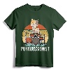 Funny Percussion Drummer Drumming Drums Saying I Kitten Cat T-Shirt - Cool Drum Kit Player Apparel for Men, Kids, and Women
