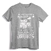 I Might Look Like I'm Listening Funny Drummer T-Shirt - Playful Drumming Humor Tee for Drummers and Musicians