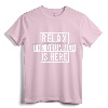 Funny Drummer T-Shirt - Relax The Drummer Is Here Tee - Percussion Musician Gift Shirt for Drummers